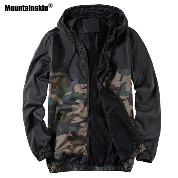 mountainskin 2019 men's new jacket autumn jacket men's youth camouflage patchwork hood coat slim fit brand clothing 4xl sa741, Black;brown
mountainskin 2019 men's new jacket autumn jacket men's youth camouflage patchwork hood coat slim fit brand clothing 4xl sa741, Black;brown