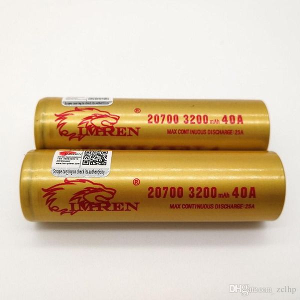 100% imr 20700 battery 3200mah 3.7v 40a 18650 batteries rechargable lithium battery fedex ing
100% imr 20700 battery 3200mah 3.7v 40a 18650 batteries rechargable lithium battery fedex ing
