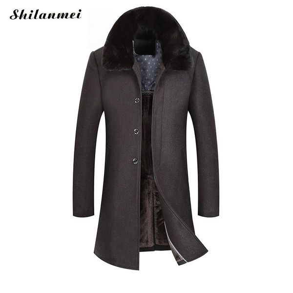 plus size men wool jacket winter fur collar men's wool coat retro coffee slim casual blend coat work, Black
plus size men wool jacket winter fur collar men's wool coat retro coffee slim casual blend coat work, Black