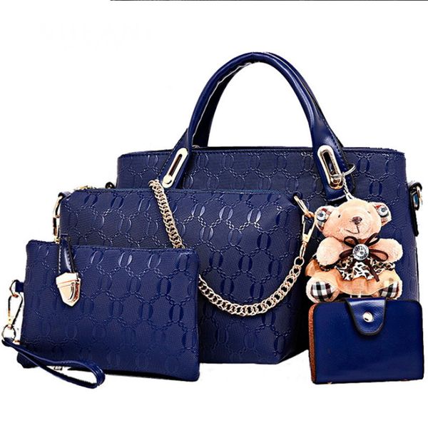 women handbags leather bag 4 set large capacity women shoulder bag crossbody bags for card holder bear designer fashion
women handbags leather bag 4 set large capacity women shoulder bag crossbody bags for card holder bear designer fashion