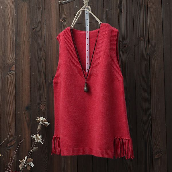 spring o neck pullover sleeveless knitted vest women plus size side bandage thin hollow out loose side split waistcoat, Black;white
spring o neck pullover sleeveless knitted vest women plus size side bandage thin hollow out loose side split waistcoat, Black;white