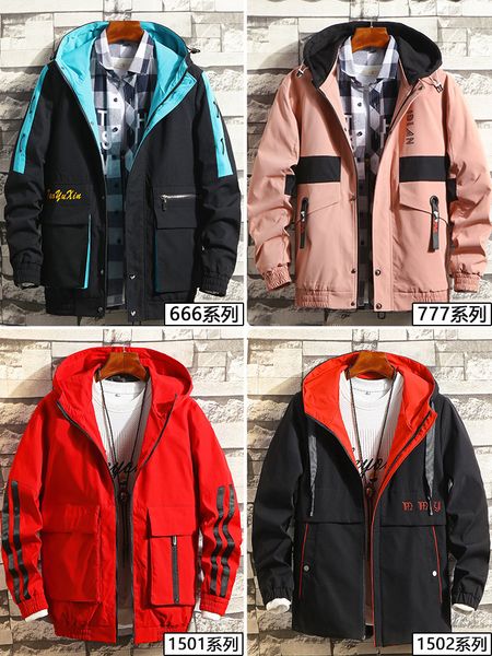 2019 new men's tooling jacket spring and autumn korean version of the trend wild jacket spring ins tide brand clothes spr, Black;brown
2019 new men's tooling jacket spring and autumn korean version of the trend wild jacket spring ins tide brand clothes spr, Black;brown