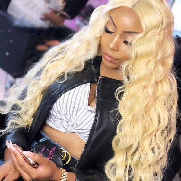 360 lace frontal wigs human hair with baby hair pre-plucked wigs glueless bleach blonde body wave 613 wig for women, Black
360 lace frontal wigs human hair with baby hair pre-plucked wigs glueless bleach blonde body wave 613 wig for women, Black