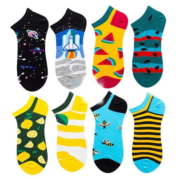 new quality fruit short socks cotton socks animal personality men and women simple and generous, Black;white
new quality fruit short socks cotton socks animal personality men and women simple and generous, Black;white