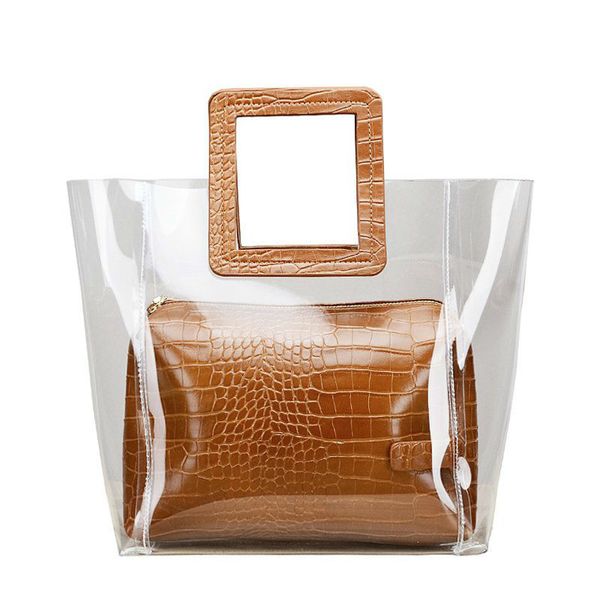 2019 новое лето pvc transparent леди сумки и пляж кошельке jelly женские сумки крокодил водонепроницаемый brand design tote женщин l61
2019 новое лето pvc transparent леди сумки и пляж кошельке jelly женские сумки крокодил водонепроницаемый brand design tote женщин l61