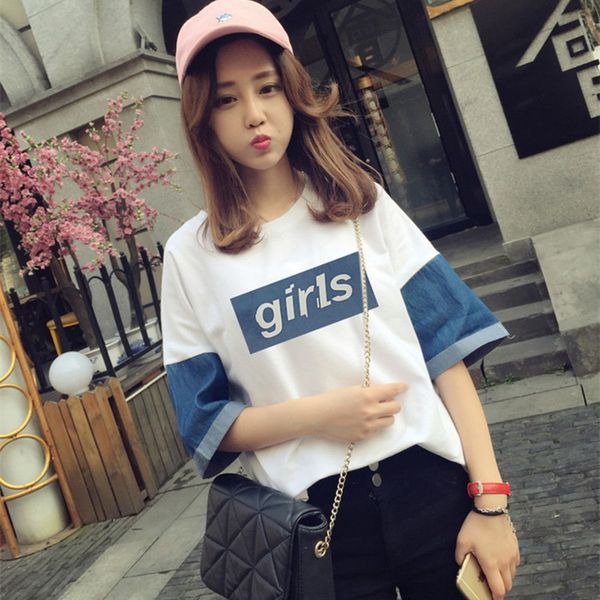 korean style cotton short sleeves summer t shirts women print tshirt 2019 women clothing loose female blusas, White
korean style cotton short sleeves summer t shirts women print tshirt 2019 women clothing loose female blusas, White