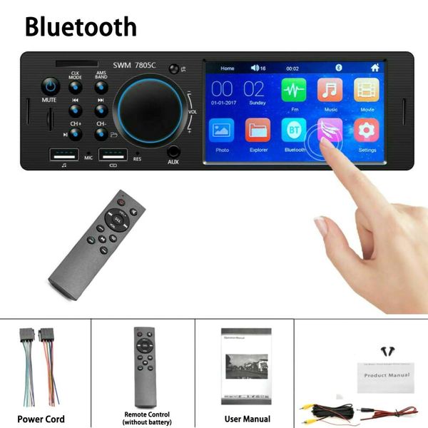 4.1" hd din 1 car touch screen radio stereo replace wma bluetooth aux in-dash mp5 udisk fm aux input receiver double usb gps
4.1" hd din 1 car touch screen radio stereo replace wma bluetooth aux in-dash mp5 udisk fm aux input receiver double usb gps