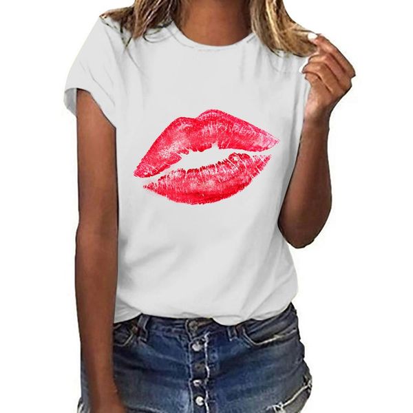 3xl women plus size lips print summer t-shirt short sleeves o neck fashion mujer verano 2019 new female tees white
3xl women plus size lips print summer t-shirt short sleeves o neck fashion mujer verano 2019 new female tees white
