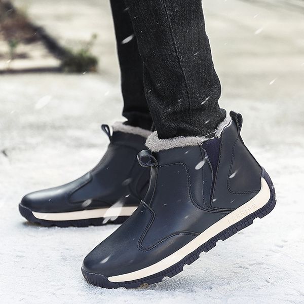 youyedian winter boots men waterproof snow boot outdoor hiking waterproof ankle warm high shoes botines hombre casual#809g20, Black
youyedian winter boots men waterproof snow boot outdoor hiking waterproof ankle warm high shoes botines hombre casual#809g20, Black