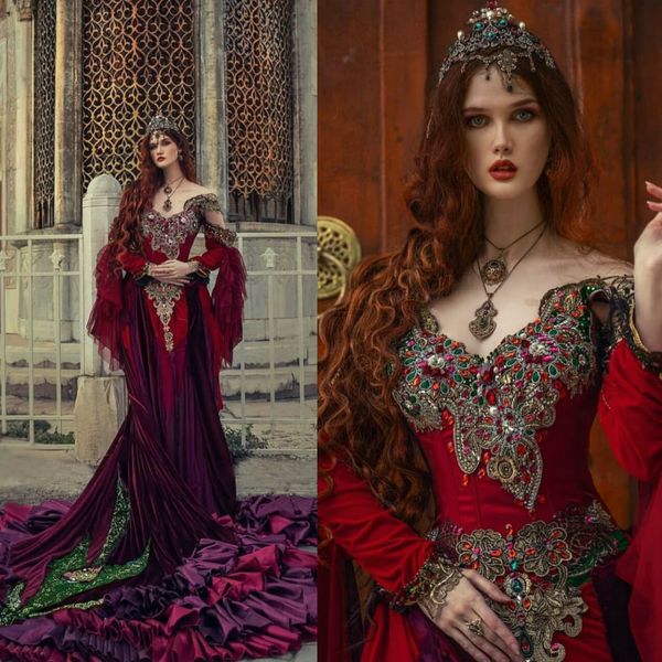 2020 luxurious evening dresses v neck long sleeves beaded lace crystal party gowns custom made sweep trian special occasion dress, Black;red
2020 luxurious evening dresses v neck long sleeves beaded lace crystal party gowns custom made sweep trian special occasion dress, Black;red