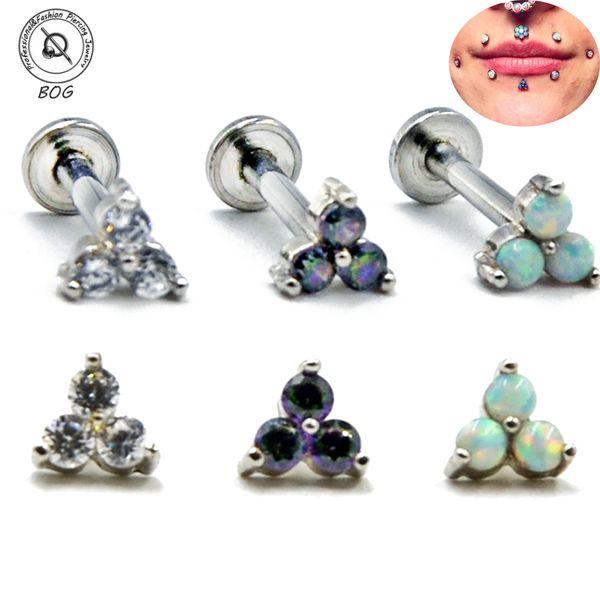 bog-1pc steel menage a trois internal threaded opal zircon labret stud ear tragus cartilage earringpiercing jewelry, Slivery;golden
bog-1pc steel menage a trois internal threaded opal zircon labret stud ear tragus cartilage earringpiercing jewelry, Slivery;golden