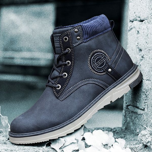 coturno high mens boots leather gray winter snow boots men waterproof with fur keep warm round toe timber bootie land shoes, Black
coturno high mens boots leather gray winter snow boots men waterproof with fur keep warm round toe timber bootie land shoes, Black