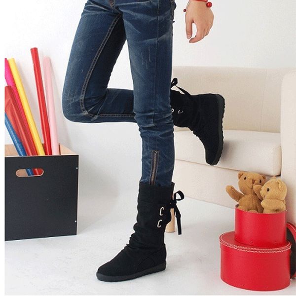 tangnest 2019 new mid-calf women fashion platform boots slip on lace-up solid flat heels ladies casual warm shoes xwx7001 mx200324, Black
tangnest 2019 new mid-calf women fashion platform boots slip on lace-up solid flat heels ladies casual warm shoes xwx7001 mx200324, Black