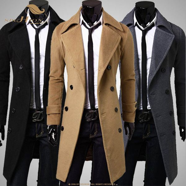 sishion long slim men wool trench coat double breasted turn-down collar qy0323 fashion autumn winter coat long wool-blends men, Black
sishion long slim men wool trench coat double breasted turn-down collar qy0323 fashion autumn winter coat long wool-blends men, Black
