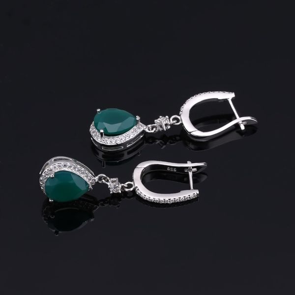 gem's ballet solid 925 sterling silver gemstone earrings ring set natural green agate jewelry set for women vintage fine jewelry
gem's ballet solid 925 sterling silver gemstone earrings ring set natural green agate jewelry set for women vintage fine jewelry