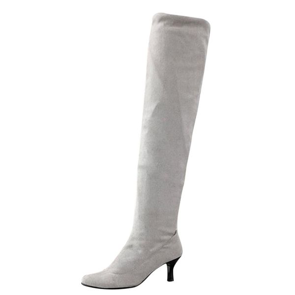 sagace shoes winter women boots flock pointed toe boots lace up spike heel long shoes over knee for women, Black
sagace shoes winter women boots flock pointed toe boots lace up spike heel long shoes over knee for women, Black