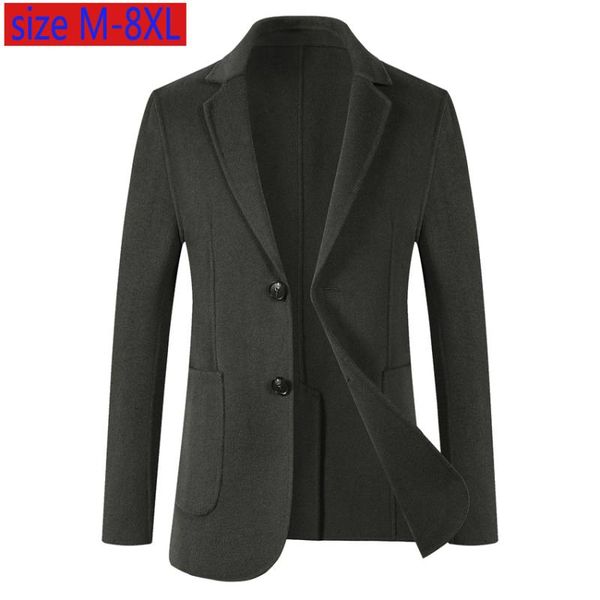 new handmade double sided coat men super large suit woolen cloth cashmere blazer casual single breasted thick plus size m-7xl8xl, Black
new handmade double sided coat men super large suit woolen cloth cashmere blazer casual single breasted thick plus size m-7xl8xl, Black