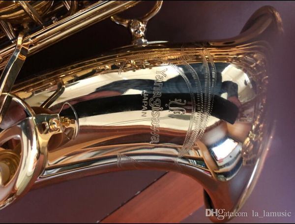 

Новый Yanagisawa AW01 Альт-саксофон Gold Lacquer E flat Sax Профессиональные инструменты с мундштуком, футляром, аксессуарами