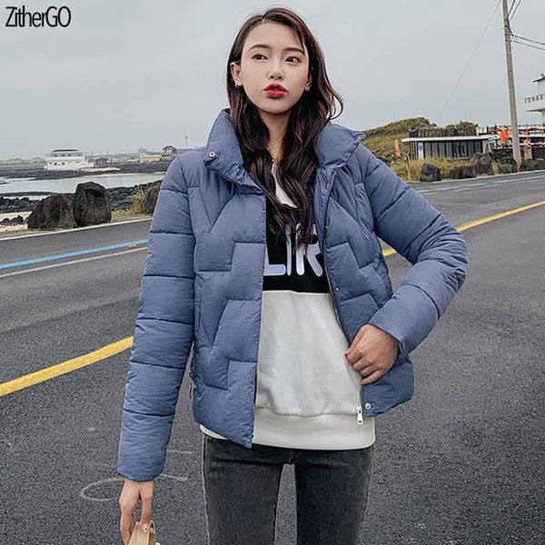 zithergo 2019 autumn winter women parkas female stand down cotton jacket warm short coat fashion women jacket winter coat, Black
zithergo 2019 autumn winter women parkas female stand down cotton jacket warm short coat fashion women jacket winter coat, Black