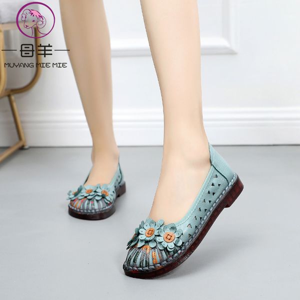 muyang summer sandals women genuine leather hollow flats sandals 2020 ladies shoes summer casual flower breathable women, Black
muyang summer sandals women genuine leather hollow flats sandals 2020 ladies shoes summer casual flower breathable women, Black