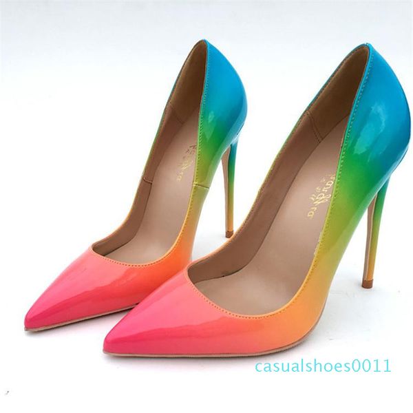 fashion woman women lady 2019 rainbow color patent leather heels stiletto high heels shoes bottom sole pumps red c11, Black
fashion woman women lady 2019 rainbow color patent leather heels stiletto high heels shoes bottom sole pumps red c11, Black