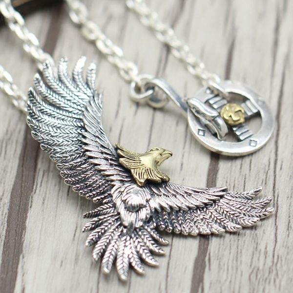 s925 sterling silver retro thai silver style takahashi goro flying eagle old men and women pendant
s925 sterling silver retro thai silver style takahashi goro flying eagle old men and women pendant