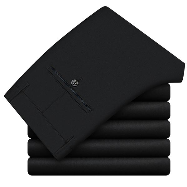 new arrival brand clothing casual pants men classic business trousers mens slim fit dress winter full length straight skinny, Black
new arrival brand clothing casual pants men classic business trousers mens slim fit dress winter full length straight skinny, Black