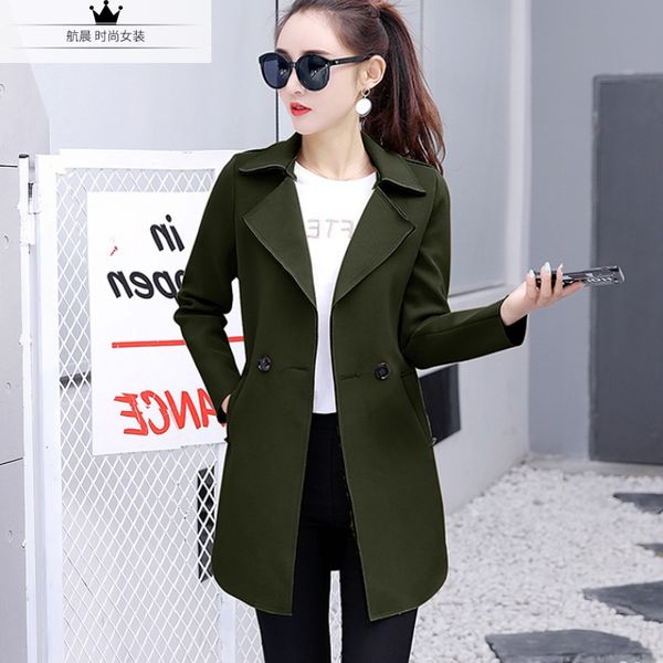 women's wool & blends 2021 large s-4xl size fashion windbreaker female autumn long coat in woolen women jacket, Black
women's wool & blends 2021 large s-4xl size fashion windbreaker female autumn long coat in woolen women jacket, Black