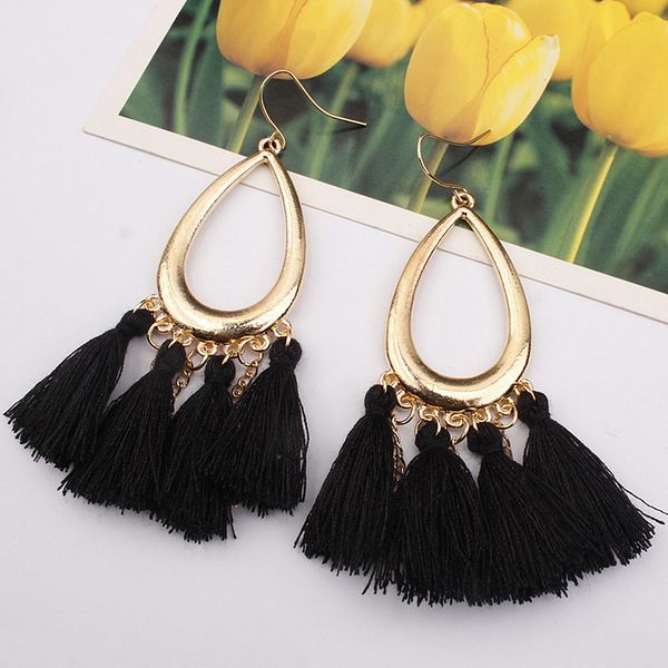 new fashion tassel chain earrings temperament drop earrings tassel accessories, Silver
new fashion tassel chain earrings temperament drop earrings tassel accessories, Silver
