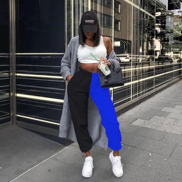 пот брюки цвет блока пэчворк pantalon mujer хлопок бегунов женщины высокая талия брюки хип-хоп смешные спортивные брюки свободные femme, Black;white
пот брюки цвет блока пэчворк pantalon mujer хлопок бегунов женщины высокая талия брюки хип-хоп смешные спортивные брюки свободные femme, Black;white
