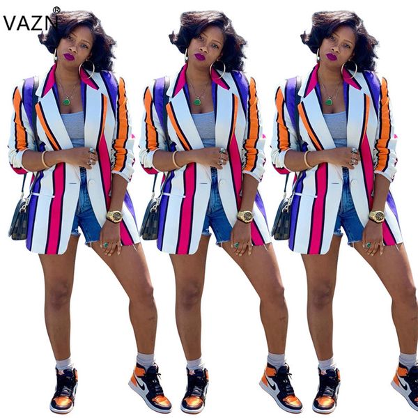 vazn pn6235 autumn striped v-nack suit 2019 fashion ladies casual style women open stitch outwears full sleeve women outwears, Black
vazn pn6235 autumn striped v-nack suit 2019 fashion ladies casual style women open stitch outwears full sleeve women outwears, Black