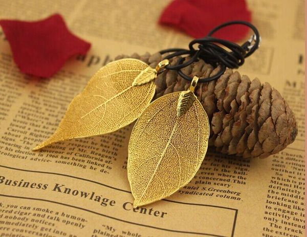 natural 24k gold leaf gold leaf gold leaves new female sweater chain female necklace fashion jewelry, Bronze;silver
natural 24k gold leaf gold leaf gold leaves new female sweater chain female necklace fashion jewelry, Bronze;silver
