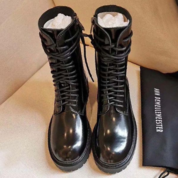 leather martin bootsann female 2019 new wild autumn and winter net red handsome personality short boots british wind boots women, Black
leather martin bootsann female 2019 new wild autumn and winter net red handsome personality short boots british wind boots women, Black