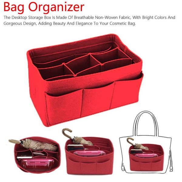 women fashion felt cloth inner bag fits in insert handbag multi-pockets cosmetic bags storage
women fashion felt cloth inner bag fits in insert handbag multi-pockets cosmetic bags storage