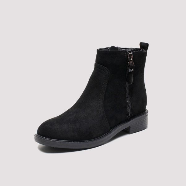 2019 winter high with and all-match ankle boots with boots short woman autumn rough wind, Black
2019 winter high with and all-match ankle boots with boots short woman autumn rough wind, Black