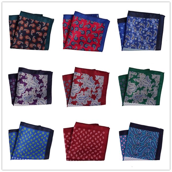 new men's handkerchief pocket square polyester silk floral printed hankies hanky business chest towel wedding party mpk98-130, Black;blue
new men's handkerchief pocket square polyester silk floral printed hankies hanky business chest towel wedding party mpk98-130, Black;blue