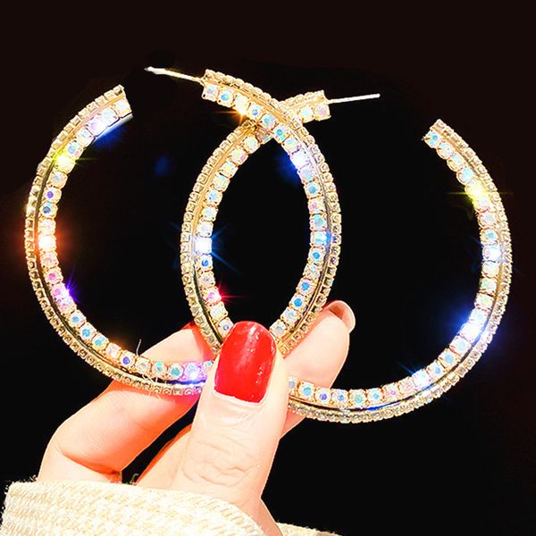 new fashion c statement earrings shiny ab color imitation crystal big ear studs women star design earrings jewelry charm earring, Golden;silver
new fashion c statement earrings shiny ab color imitation crystal big ear studs women star design earrings jewelry charm earring, Golden;silver