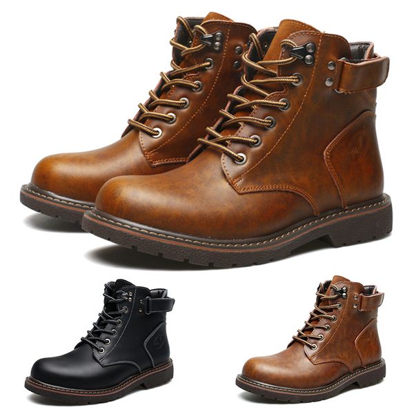 2020 men boots whole sale casual leather boots fashion men shoes black brown dropshipping outdoor sneaker size 40-44, White;red
2020 men boots whole sale casual leather boots fashion men shoes black brown dropshipping outdoor sneaker size 40-44, White;red