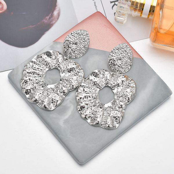 vintage women fashion earrings irregular geometric drop earrings for women jewelry statement gifts for accessories, Silver
vintage women fashion earrings irregular geometric drop earrings for women jewelry statement gifts for accessories, Silver