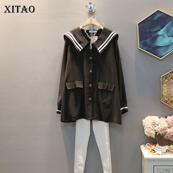 xitao spring 2020 new women blouses korean style fashion shirt college style literary women loose wild clothes xj3568, White
xitao spring 2020 new women blouses korean style fashion shirt college style literary women loose wild clothes xj3568, White