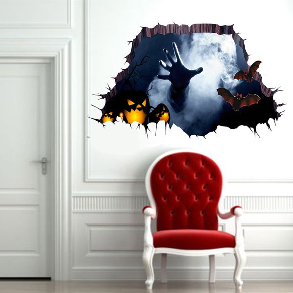 3d happy halloween wall paper household room floor terror pvc wall sticker mural decor decal removable adesivo de pared
3d happy halloween wall paper household room floor terror pvc wall sticker mural decor decal removable adesivo de pared
