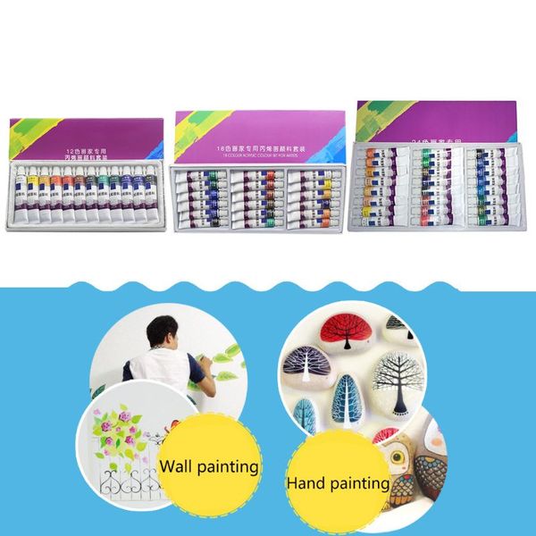 gift sets 1 set 24 colors 12ml tube acrylic paint art painting drawing tools for kids diy
gift sets 1 set 24 colors 12ml tube acrylic paint art painting drawing tools for kids diy