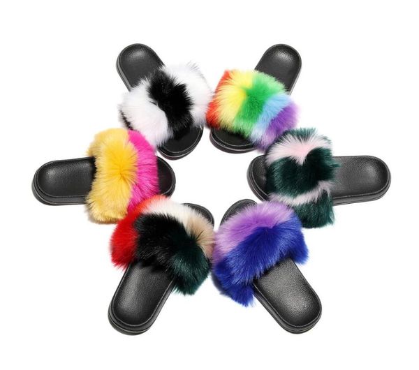 summer women fur slippers simulated fur slides female indoor flip flops casual sandals sandals furry fluffy plush shoes, Black
summer women fur slippers simulated fur slides female indoor flip flops casual sandals sandals furry fluffy plush shoes, Black