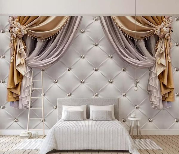 custom european curtain soft bag p wallpaper living room bedroom sofa background painting background 3d wall paper
custom european curtain soft bag p wallpaper living room bedroom sofa background painting background 3d wall paper