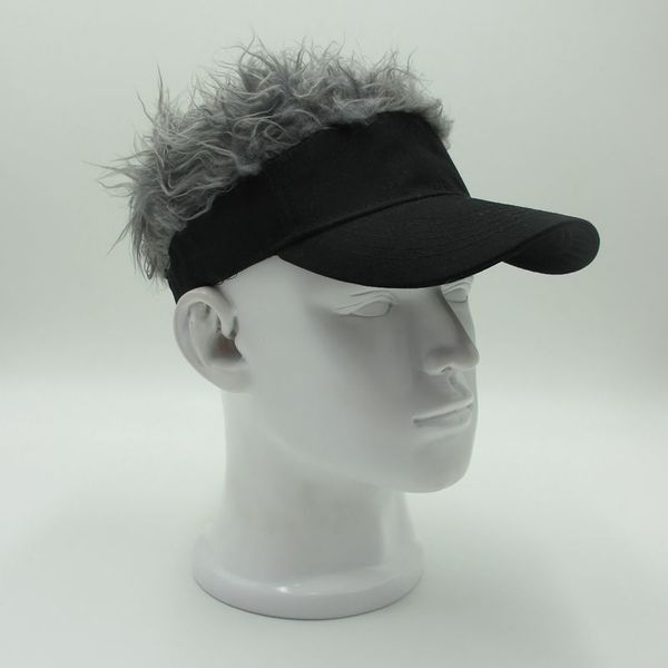 novelty ladies baseball cap fake flair hair male sun visor hats men women's toupee wig funny hair loss cool gifts golf cap, Black
novelty ladies baseball cap fake flair hair male sun visor hats men women's toupee wig funny hair loss cool gifts golf cap, Black
