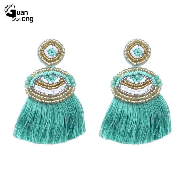 guanlong fashion resin beaded tassel earrings for women ethnic long drop earings hanging big earring statement bohemian brincos, Silver
guanlong fashion resin beaded tassel earrings for women ethnic long drop earings hanging big earring statement bohemian brincos, Silver