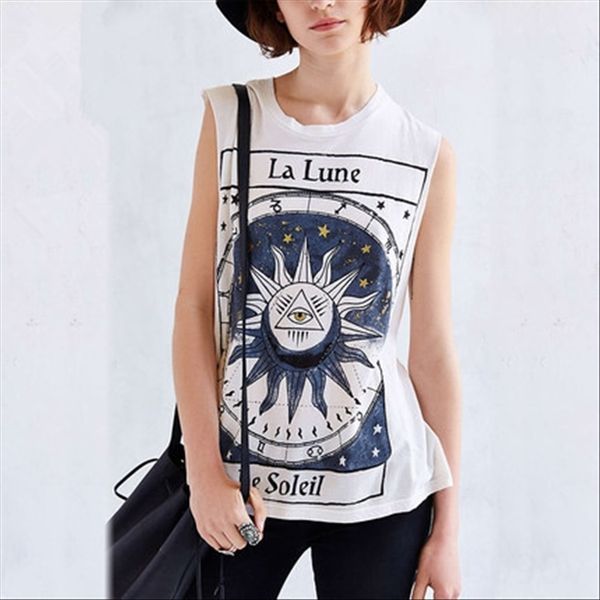 summer printed female round collar sleeveless pattern summer vest printed t-shirt female round collar sleeveless pattern vest t-shirt, White
summer printed female round collar sleeveless pattern summer vest printed t-shirt female round collar sleeveless pattern vest t-shirt, White