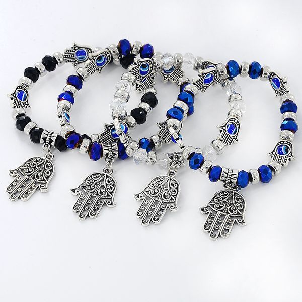 fashion bracelet fatima palm devil eyes beaded bracelet popular wild bangle eyebrow bracelet multicolor jewelry girls gifts dhl h188f, Golden;silver
fashion bracelet fatima palm devil eyes beaded bracelet popular wild bangle eyebrow bracelet multicolor jewelry girls gifts dhl h188f, Golden;silver