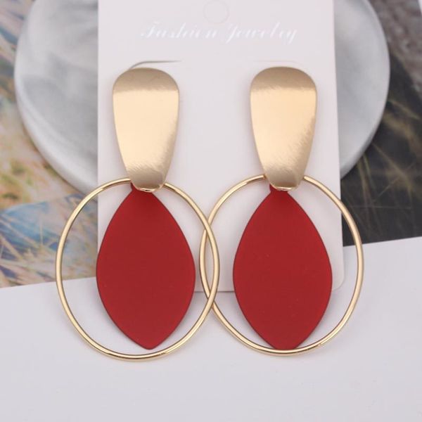 2020 long geometric metal large drop dangle earrings statement red green black gold color earrings for women trendy boho jewelry, Silver
2020 long geometric metal large drop dangle earrings statement red green black gold color earrings for women trendy boho jewelry, Silver
