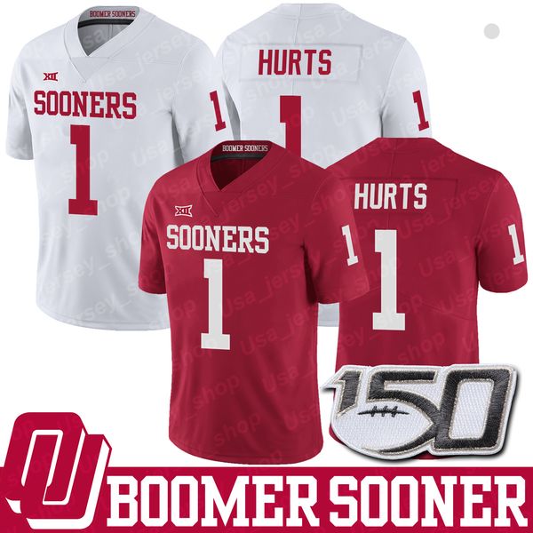 jalen hurts oklahoma sooners jersey #1 ncaa college football jerseys home away red white 150th patch jerseys, Black
jalen hurts oklahoma sooners jersey #1 ncaa college football jerseys home away red white 150th patch jerseys, Black